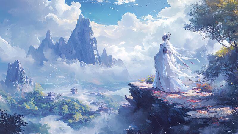 高清大图下载【趣麦麦图】古风人物大场景3