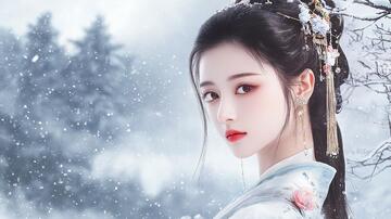 古典美女壁纸