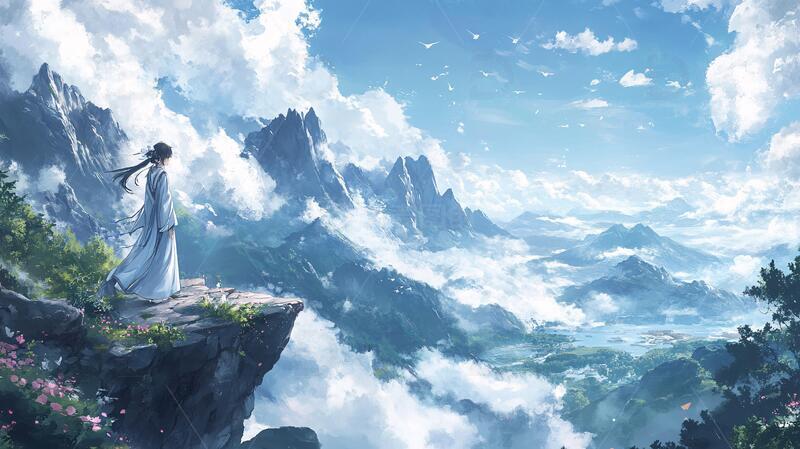 高清大图下载【趣麦麦图】仙侠游戏场景古风仙侠