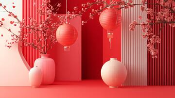 元宵节氛围包装