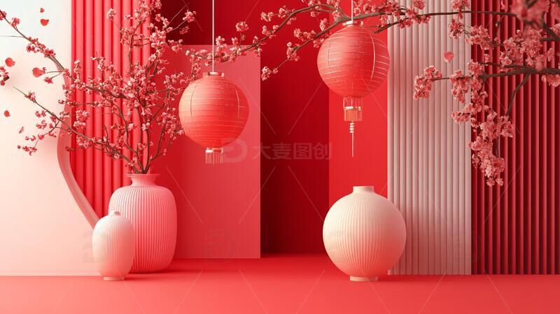 元宵节氛围包装