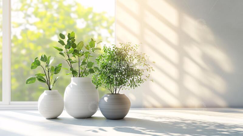 高清大图下载【趣麦麦图】阳光植物窗台小绿植3