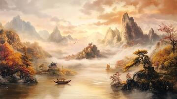 古风山水场景12