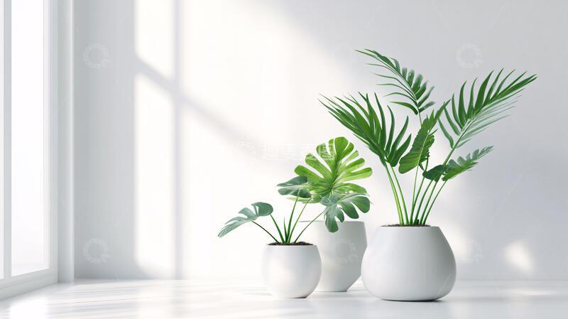 高清大图下载【趣麦麦图】室内植物端景1