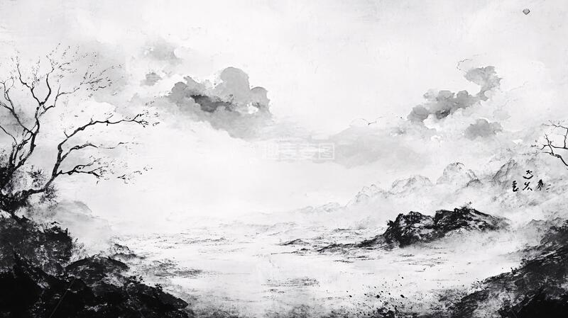 高清大图下载【趣麦麦图】古风水墨意境1