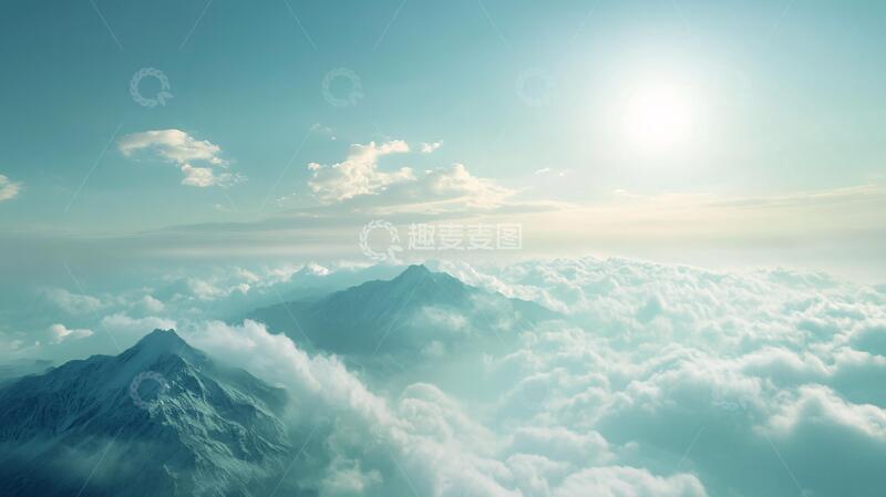 高清大图下载【趣麦麦图】云海山脉大气背景全景