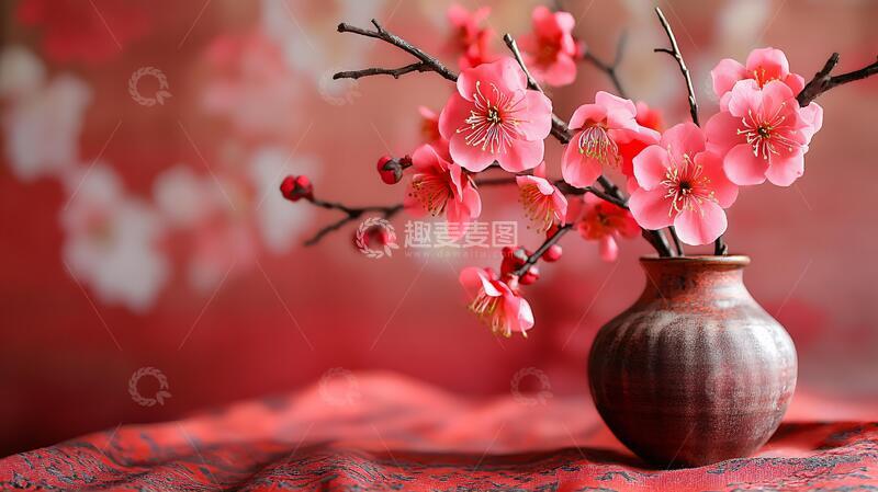 高清大图下载【趣麦麦图】唯美桃花高清壁纸