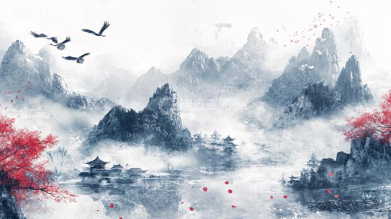 高清大图下载【趣麦麦图】高清古风山水3