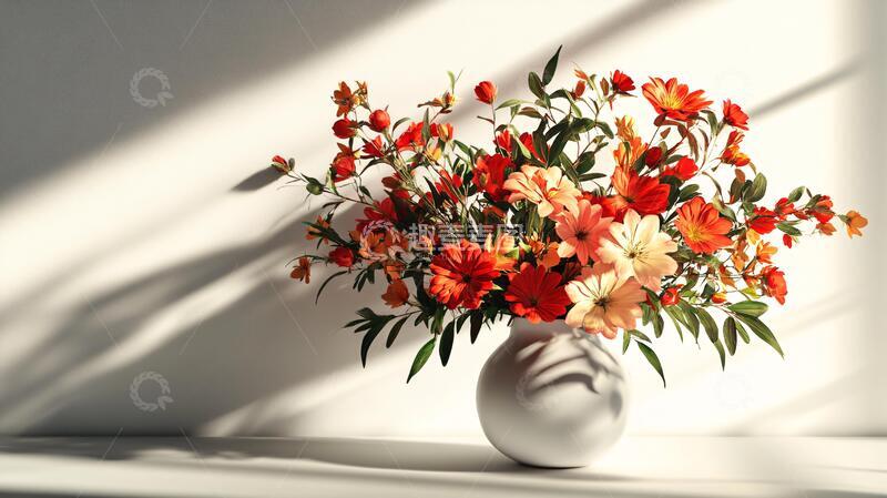 高清大图下载【趣麦麦图】秋天鲜花盛开布景软装3