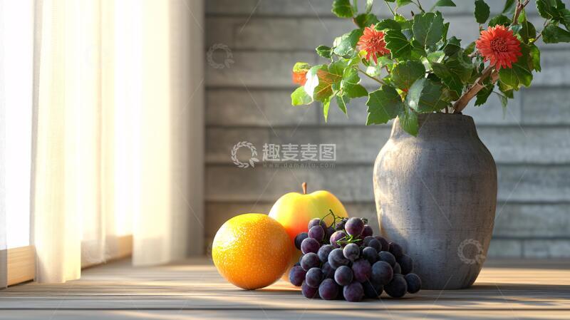 高清大图下载【趣麦麦图】阳光下的水果12