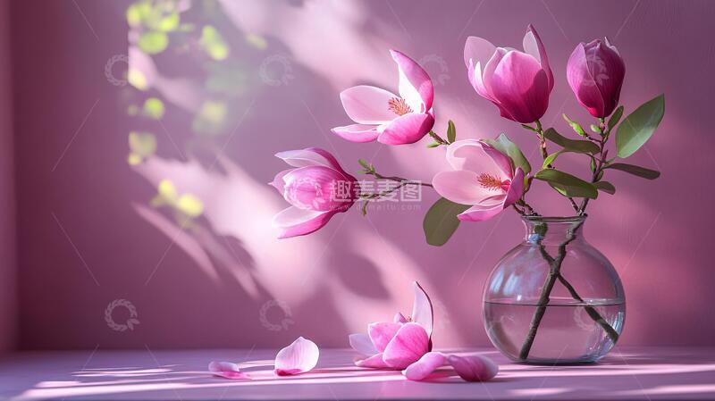 高清大图下载【趣麦麦图】光影花卉寂静