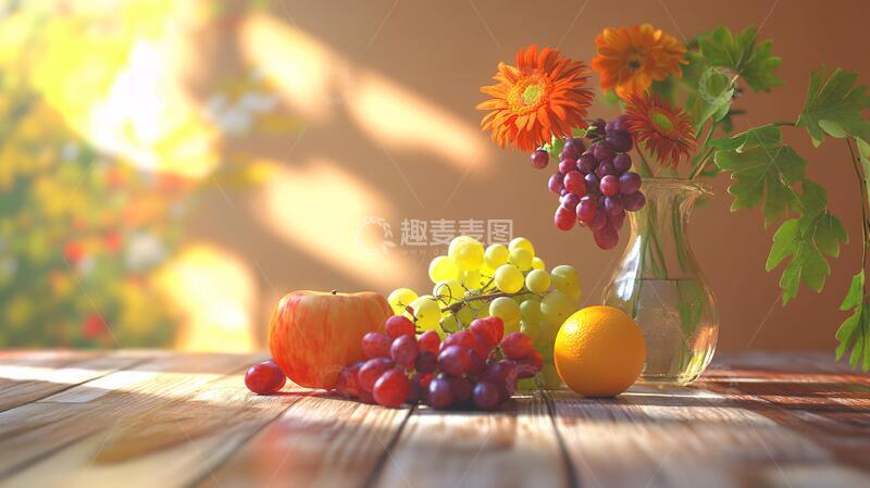高清大图下载【趣麦麦图】阳光下的水果13