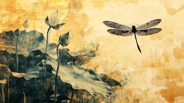 意境蜻蜓蜻蜓荷花莲花