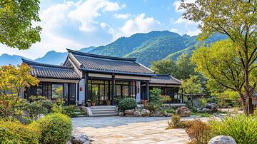 山林别院中式园林酒店