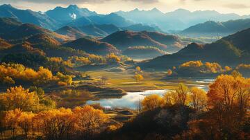 野山金海金色山野春色