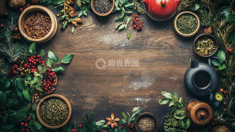 高清大图下载【趣麦麦图】美食香料背景图
