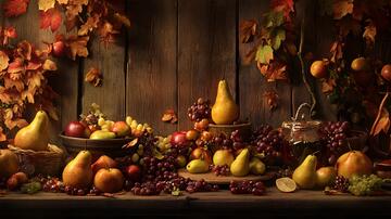 秋季果品果实秋季秋天1