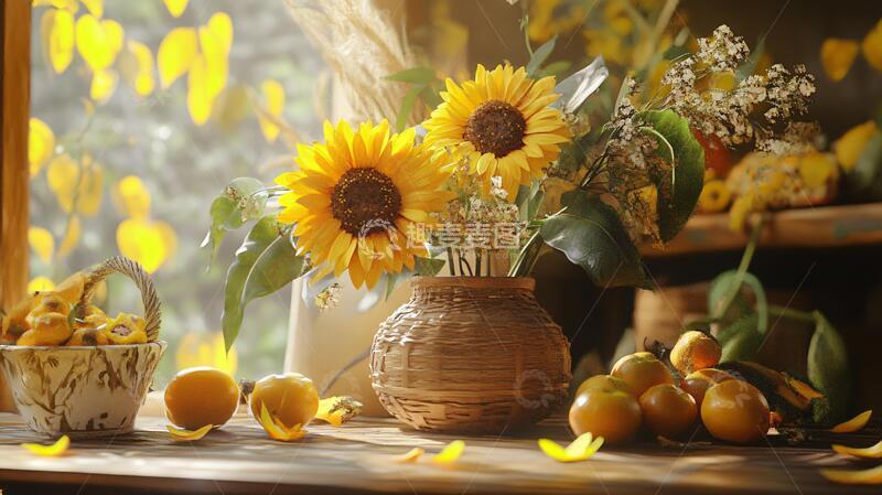 高清大图下载【趣麦麦图】秋色花艺素材4