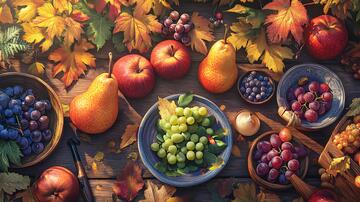 秋季果品水果秋季果实