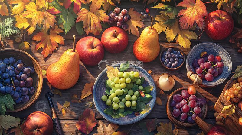 高清大图下载【趣麦麦图】秋季果品水果秋季果实