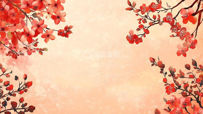 高清大图下载【趣麦麦图】简洁南天背景