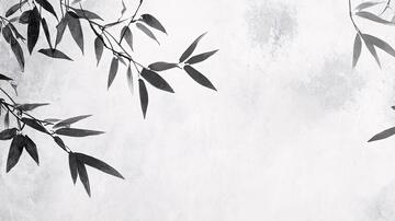 新中式墨竹背景