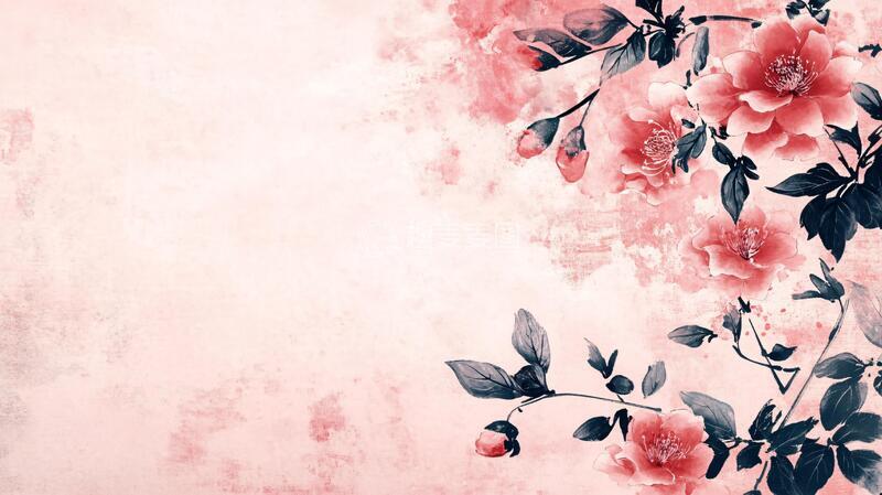 高清大图下载【趣麦麦图】红石榴花背景