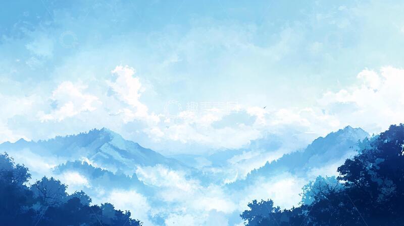 高清大图下载【趣麦麦图】宽屏风景画插画动漫壁纸