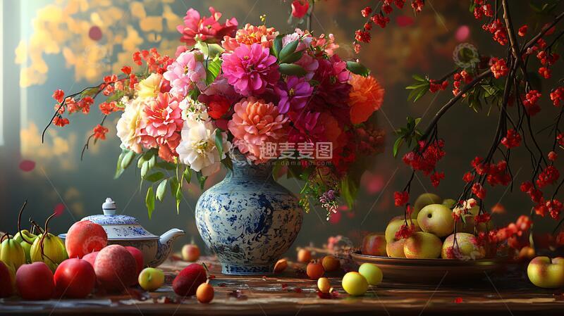 高清大图下载【趣麦麦图】大气花卉场景16