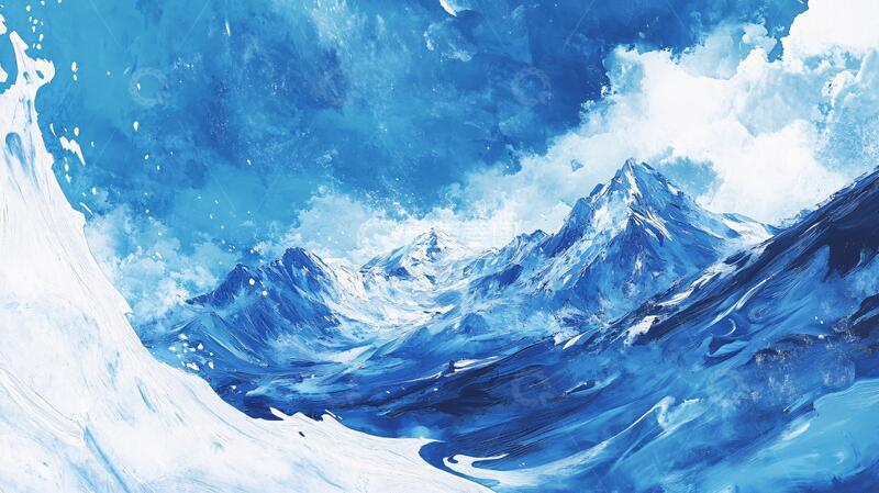 高清大图下载【趣麦麦图】古风海浪浪花