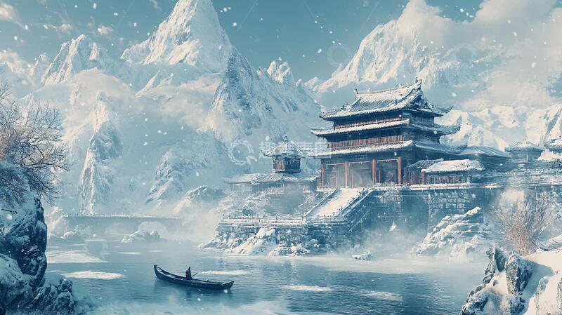 高清大图下载【趣麦麦图】武侠游戏背景