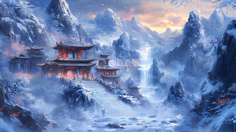 高清大图下载【趣麦麦图】古风仙境天上宫阙2