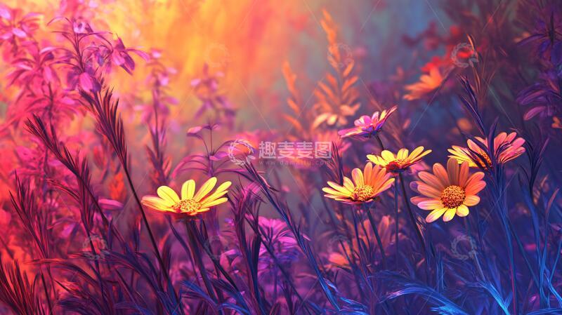 高清大图下载【趣麦麦图】梦幻花草植物4