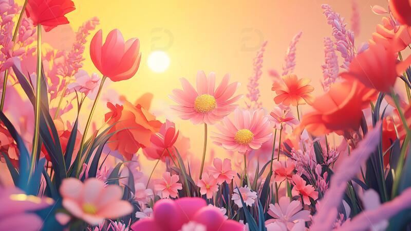 大气花卉场景11