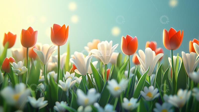 高清大图下载【趣麦麦图】春日花卉盛景