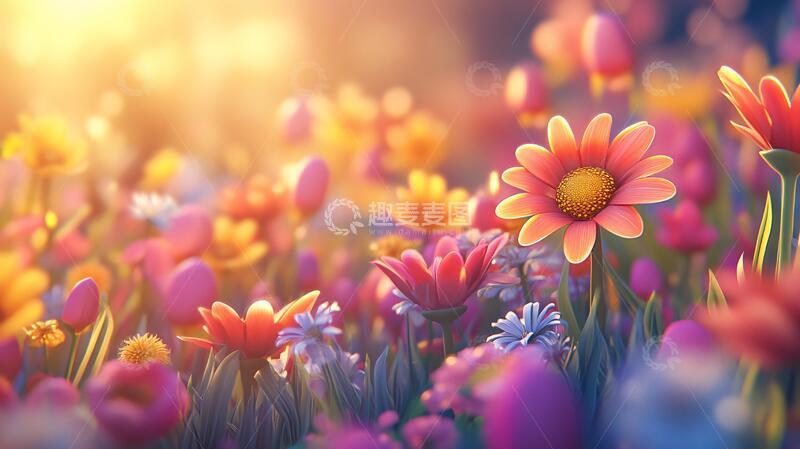 高清大图下载【趣麦麦图】立体唯美花卉5