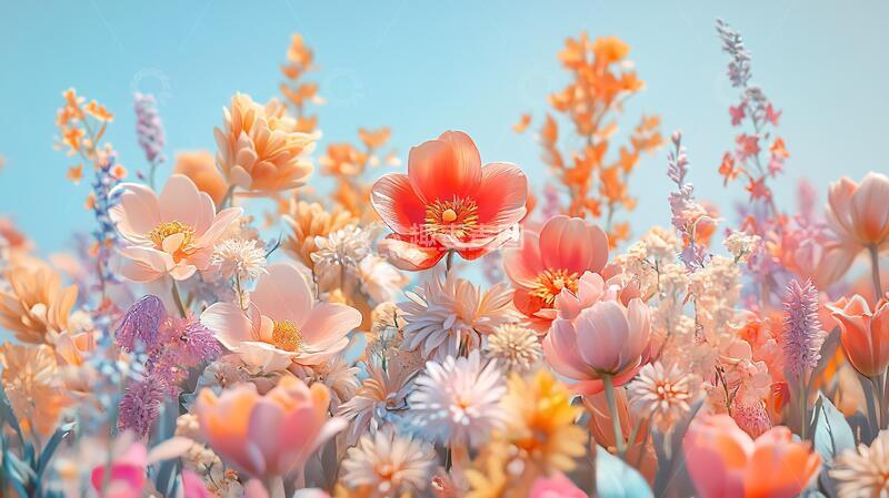 高清大图下载【趣麦麦图】立体唯美花卉4