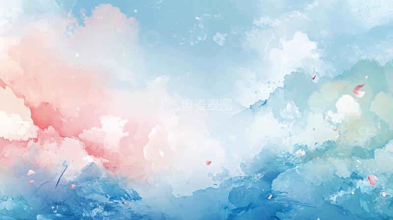 高清大图下载【趣麦麦图】梦幻朦胧淋漓诗意水墨