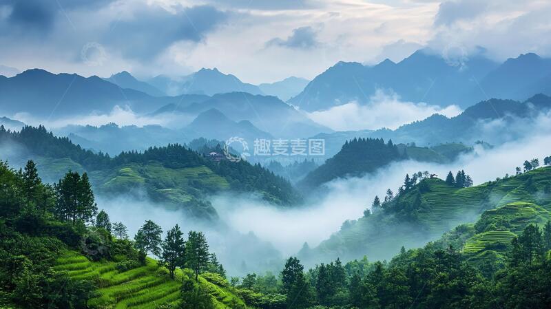 高清大图下载【趣麦麦图】皖南唯美梦幻仙境1