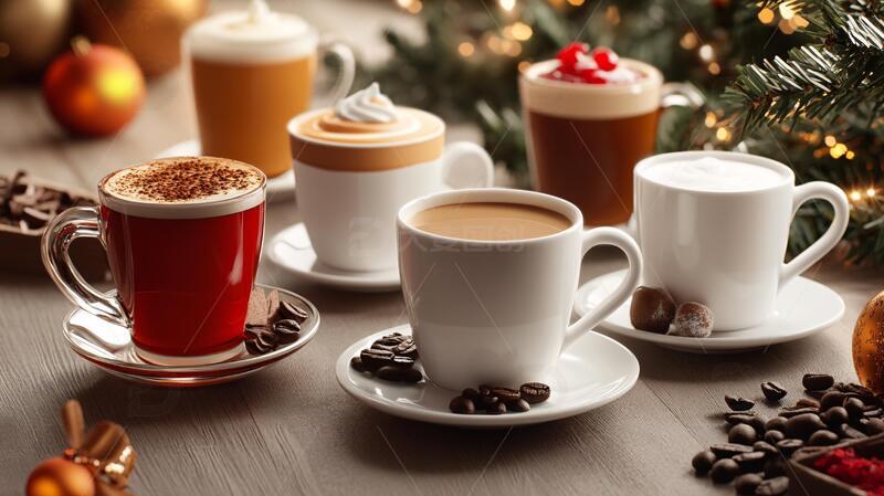 咖啡圣诞节氛围2