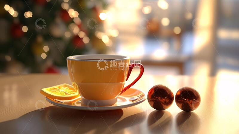 高清大图下载【趣麦麦图】咖啡圣诞节氛围