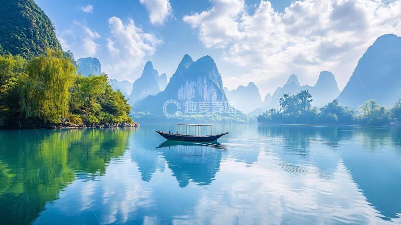 高清大图下载【趣麦麦图】唯美漓江风光1