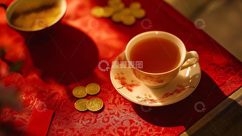 高清大图下载【趣麦麦图】春节茶具静物照