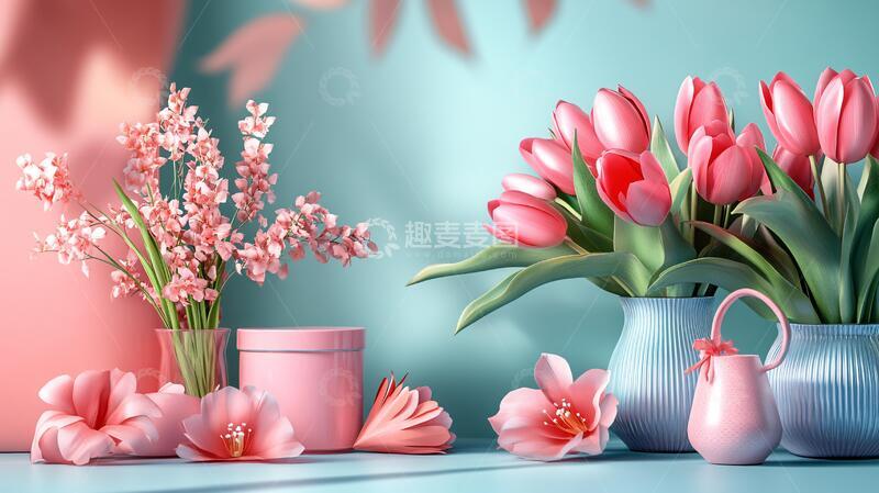 高清大图下载【趣麦麦图】大气花卉场景6