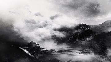 水墨古韵水墨意境禅意