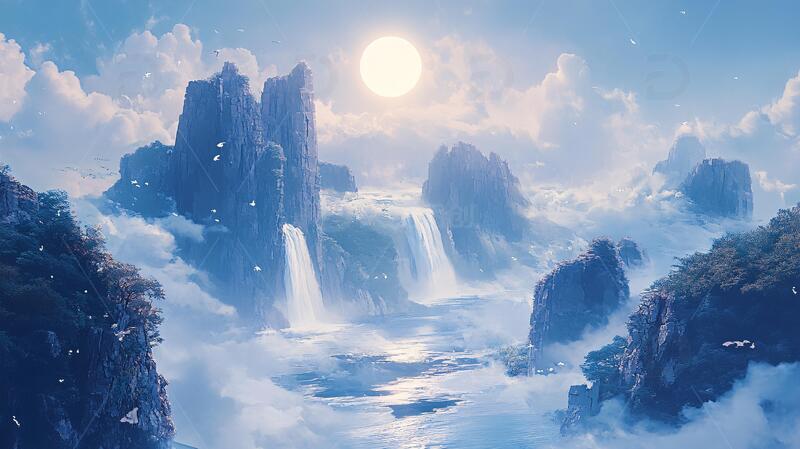 古风山水场景25