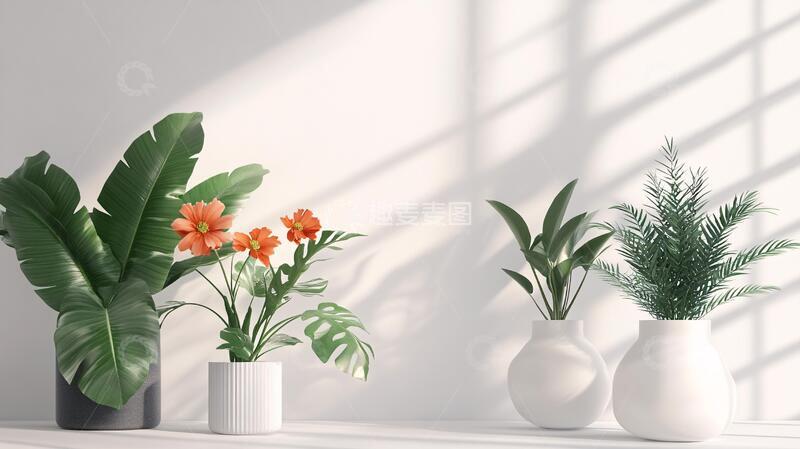 高清大图下载【趣麦麦图】室内植物端景4