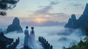 仙境鹊桥仙境神仙乳峰