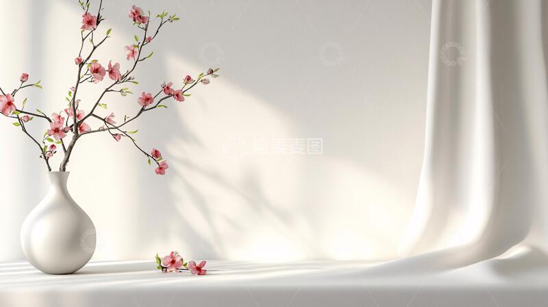 高清大图下载【趣麦麦图】禅意禅境意境桃花5