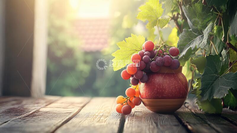 高清大图下载【趣麦麦图】葡萄场景图葡萄唯美水果
